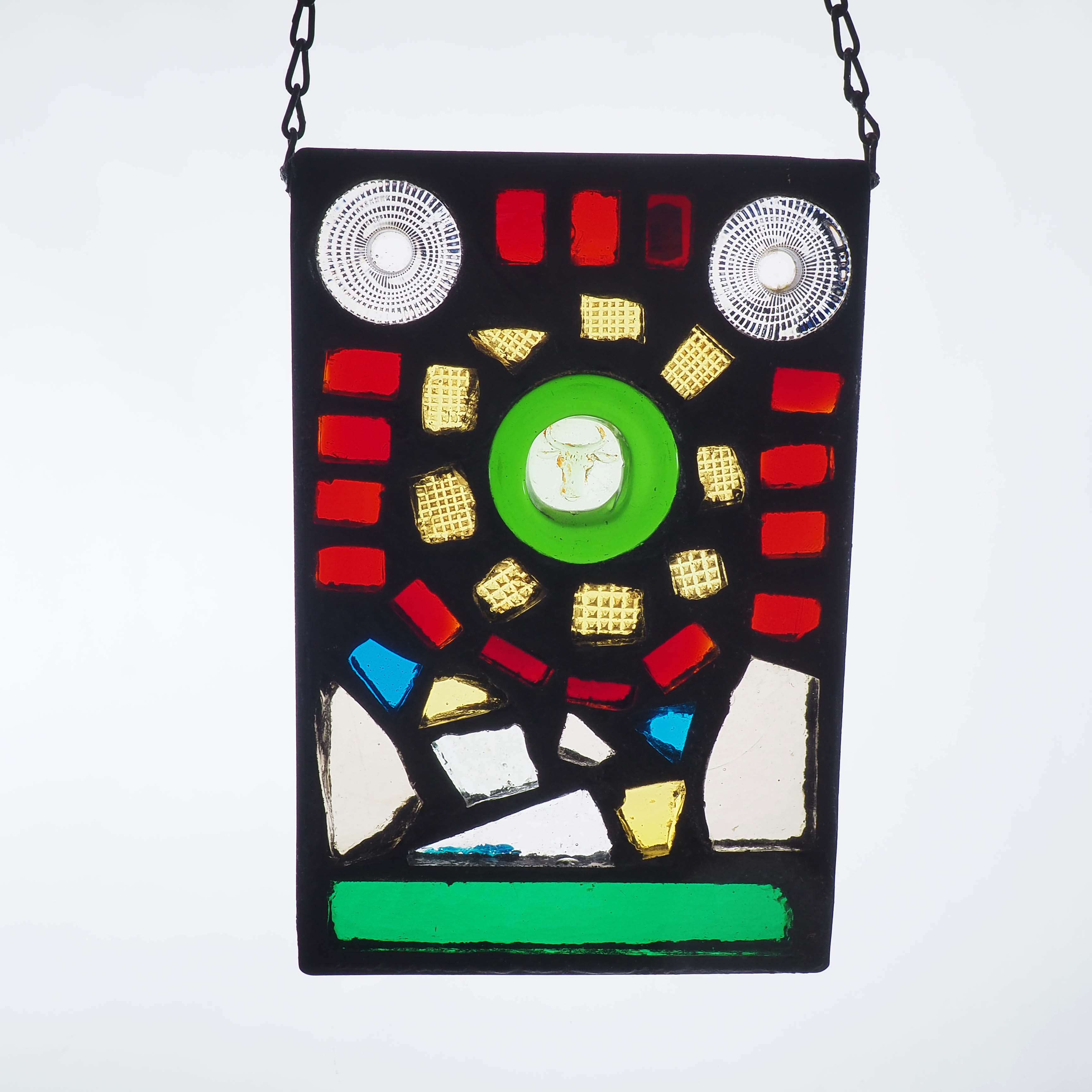 Relief in glass and metal by Erik Höglund, Boda