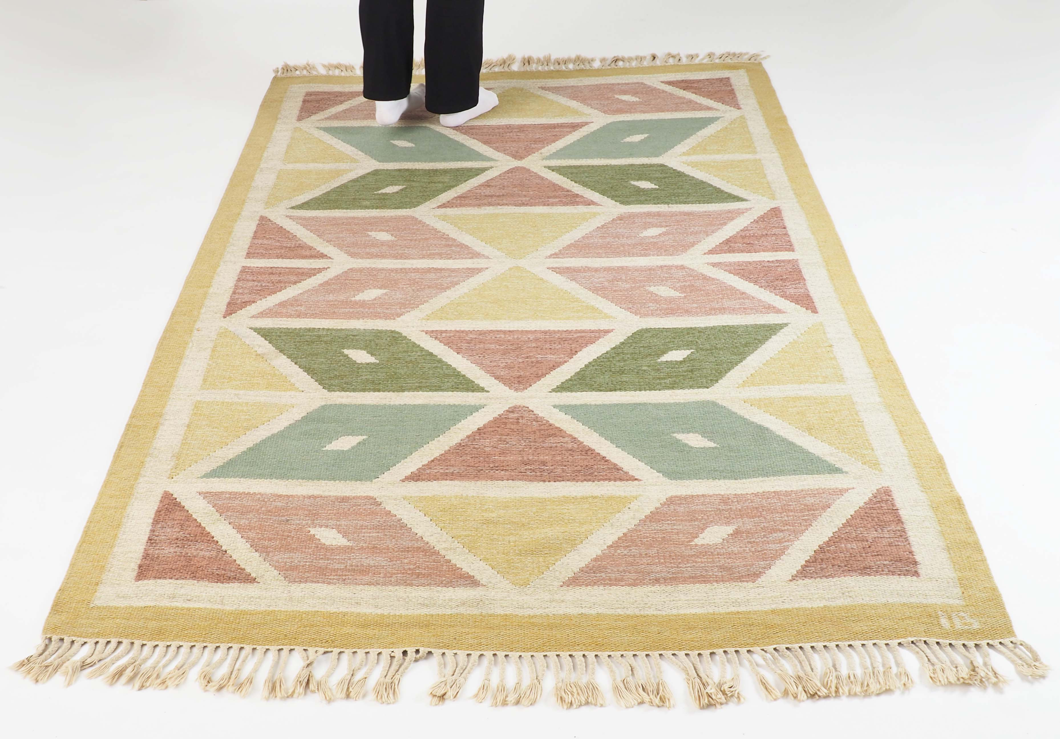 Swedish handwoven rug