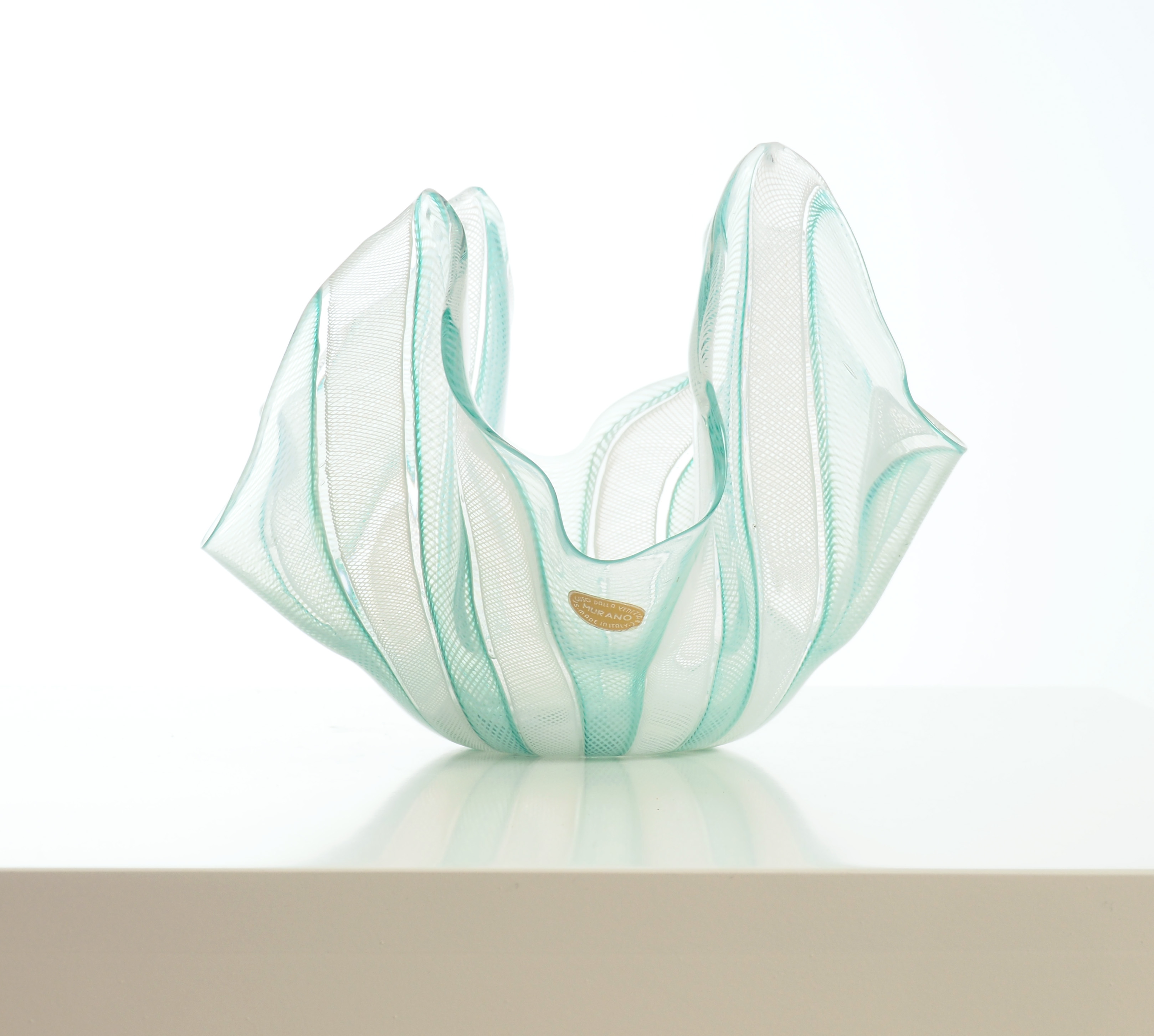 Handkerchief bowl by Archemide Seguso, Murano, Italy