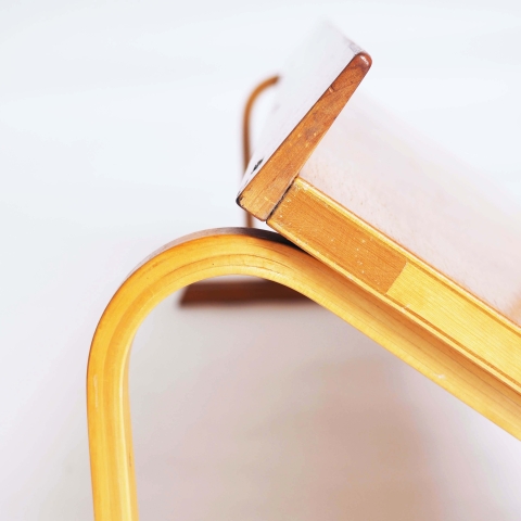 Early Shelf in Birch by Alvar Aalto for Aalto Möbler, Hedemora, Sweden