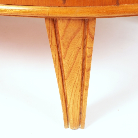 Axel Larsson kidney shaped chest of drawers made by Bodafors, Sweden