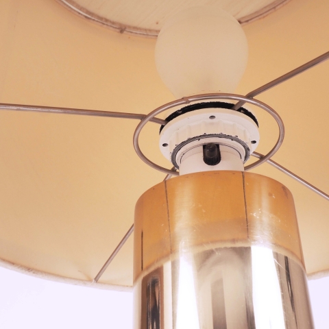 Pair of Table Lamps B-10 in brass by Bergboms, Sweden
