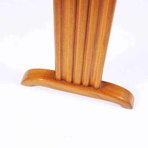 Side Table in Elm and "Bosaik" by Otto Schulz, Boet