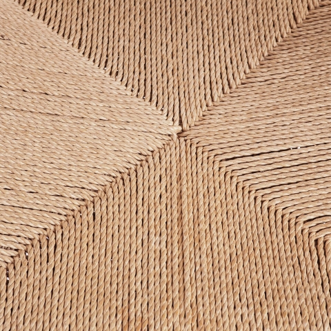 J39 chairs in beech and paper cord by Børge Mogensen