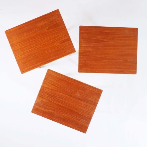 Nesting Tables in Teak Designed by Kurt Østervig for Jason, Denmark