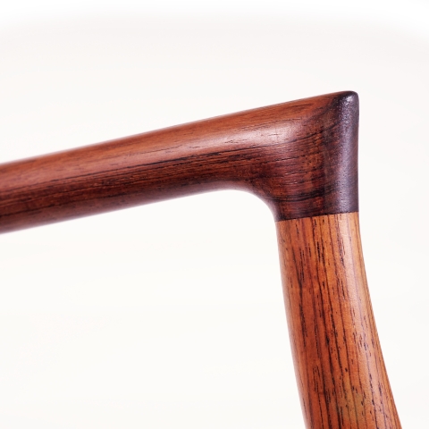 Model 64, Niels O. Møller Armchairs in Rosewood, Produced by J.L. Møller