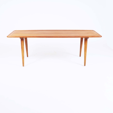 Coffee Table AT-11 in Massive Teak by Hans Wegner for Andreas Tuck, Denmark